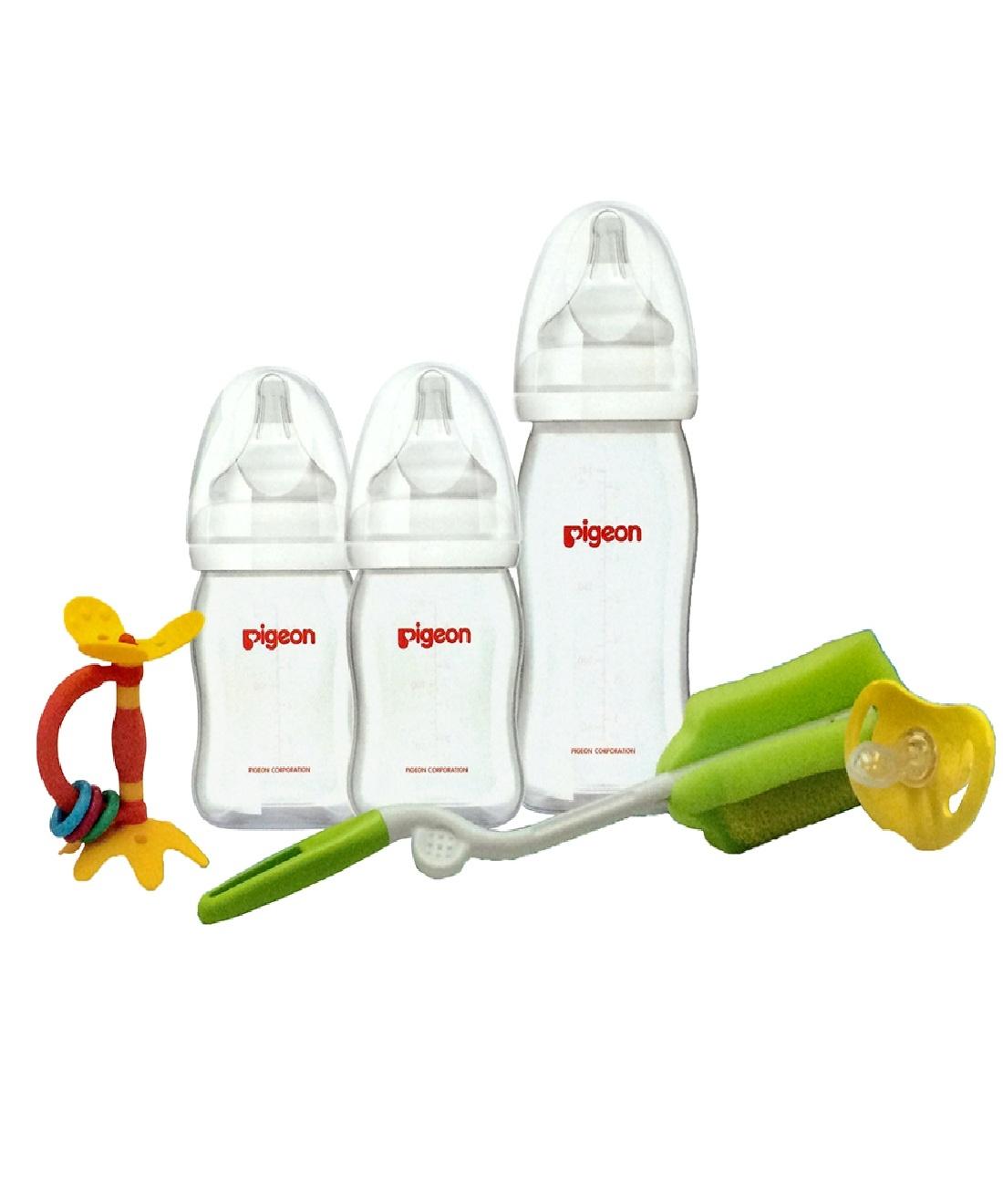 pigeon bottles newborn set