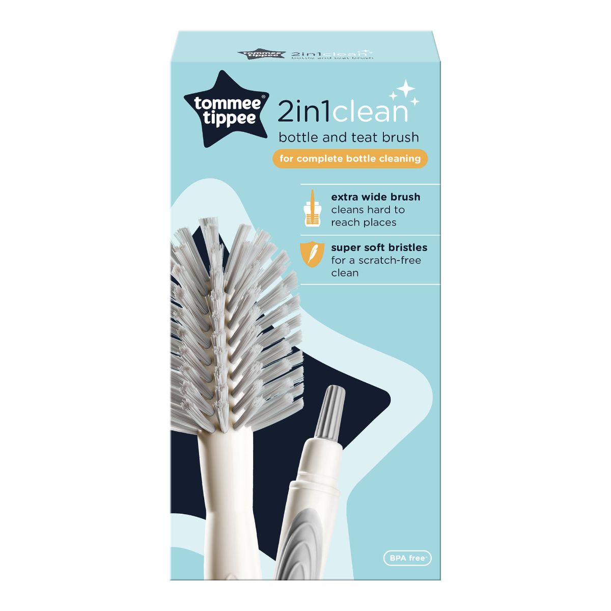 Tommee Tippee Closer to Nature Bottle & Teat Brush | Mothercare SG