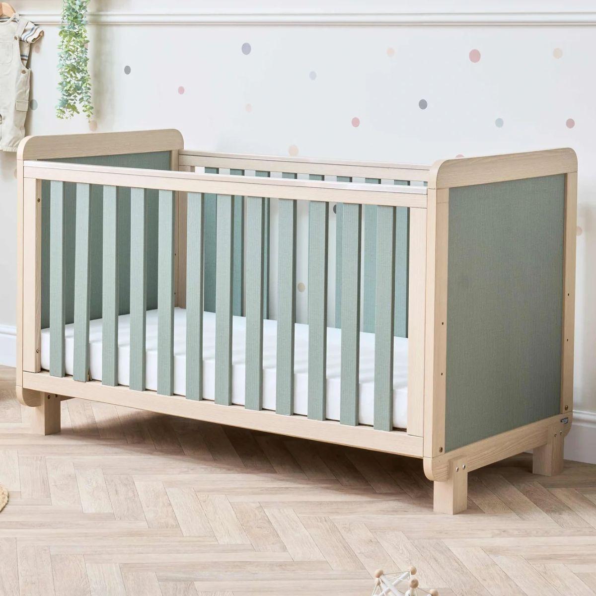 baby crib fabric cot teething rail cover