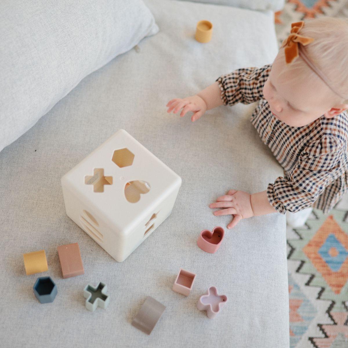 Mushie Shape Sorting Box - The Little Ones