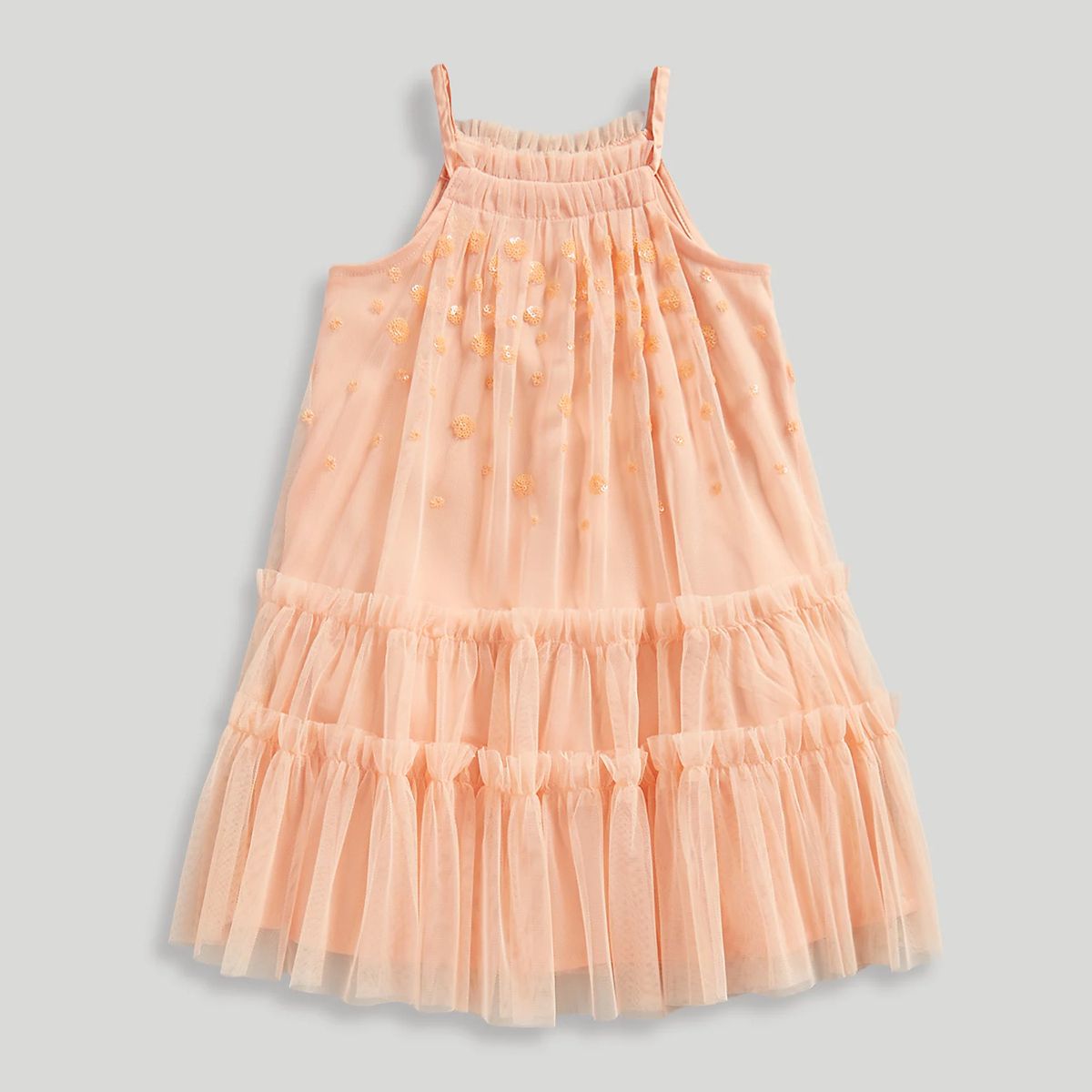 Mothercare Baby Girl Peach Occasion Dress Mothercare 👶
