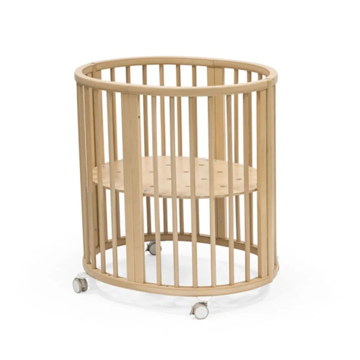 mini crib with wheels