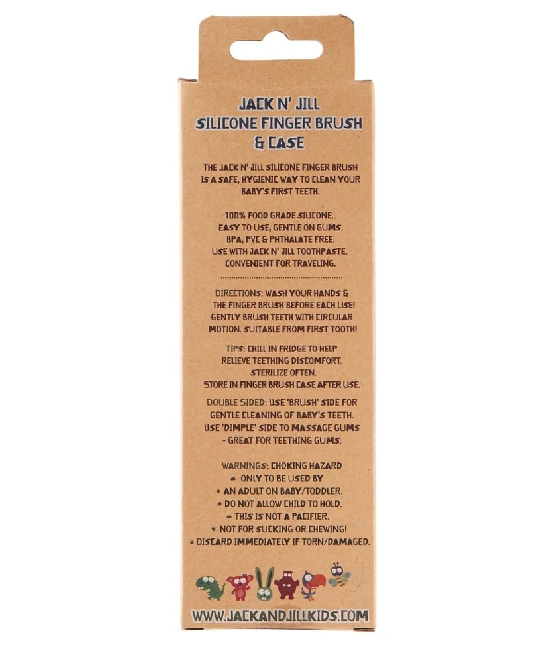 jack and jill silicone finger brush