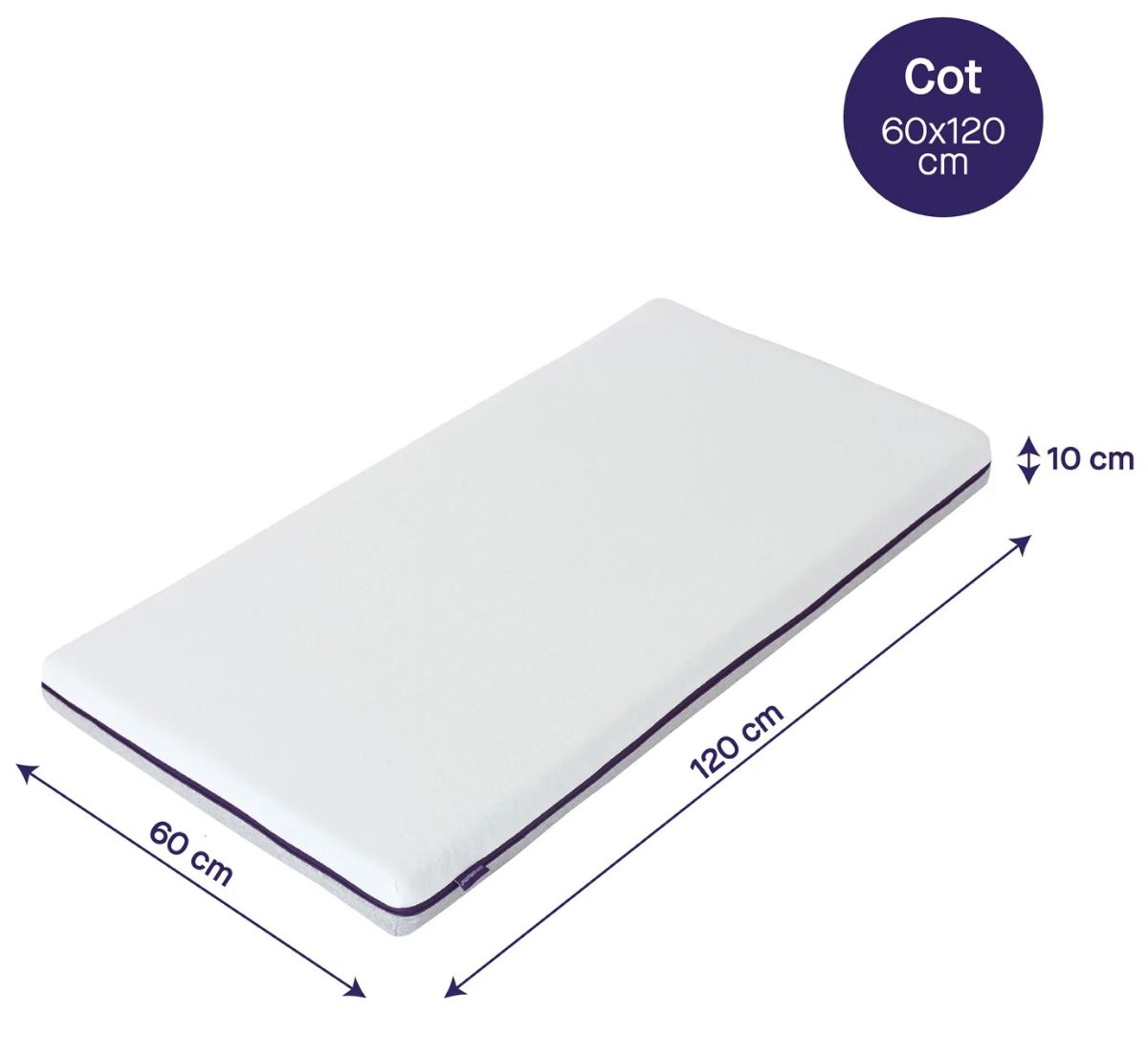 Clevamama Climate Control Cot Mattress 60x120x11cm Mothercare 👶