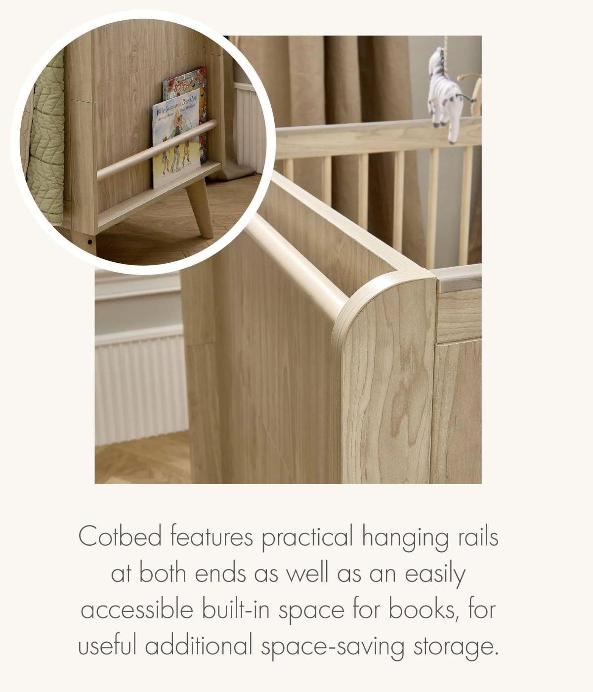 Mamas & Papas Coxley Cotbed Natural Mothercare 👶