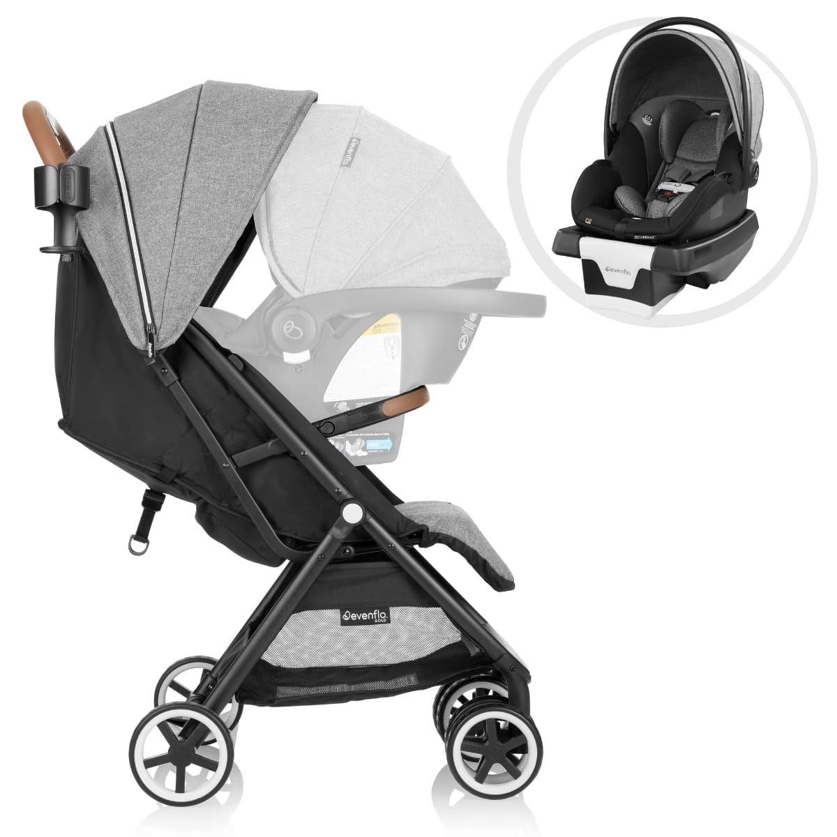 Self sales folding stroller