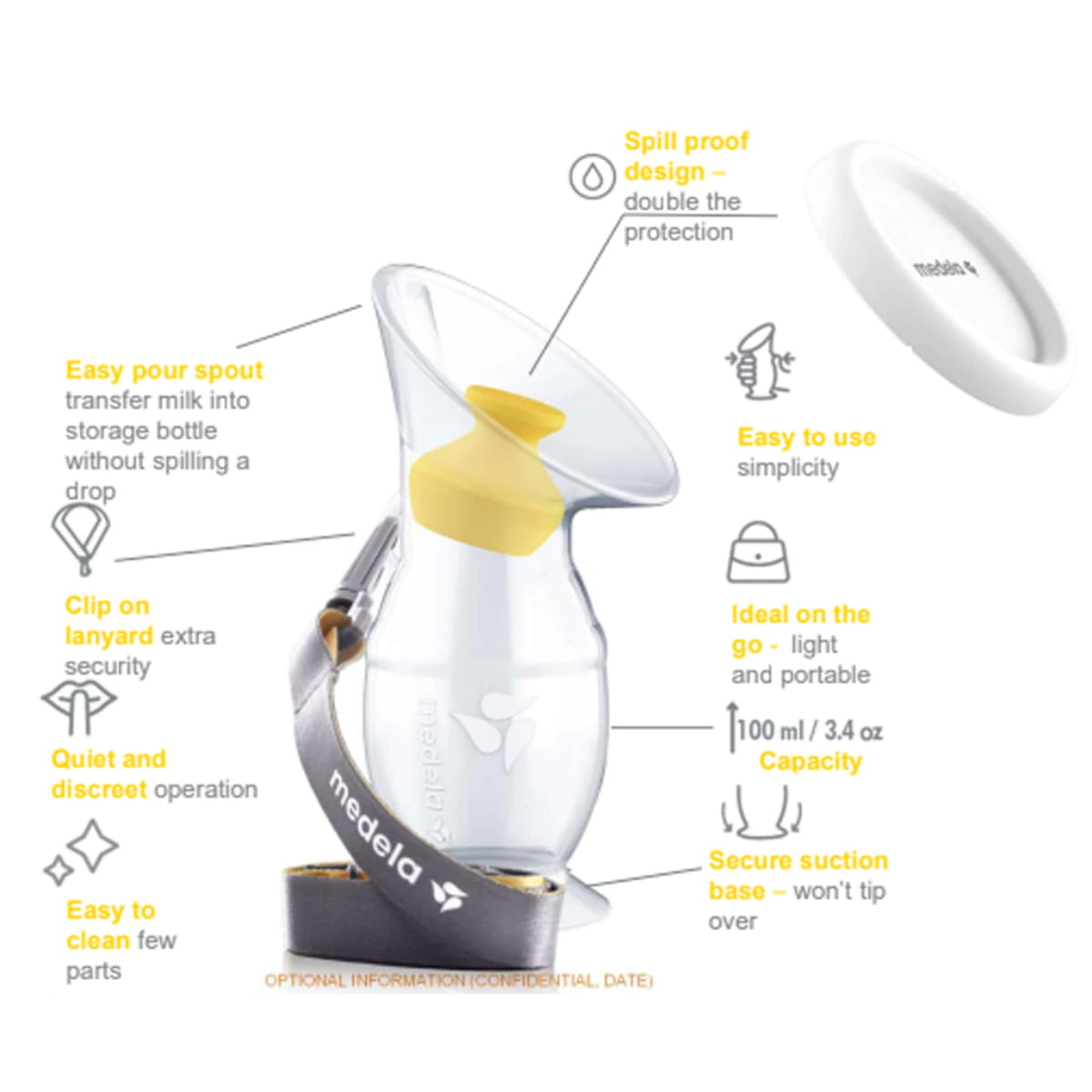 Medela Manual Breast Pump Set Perfect Pair Bundle, Includes Harmony