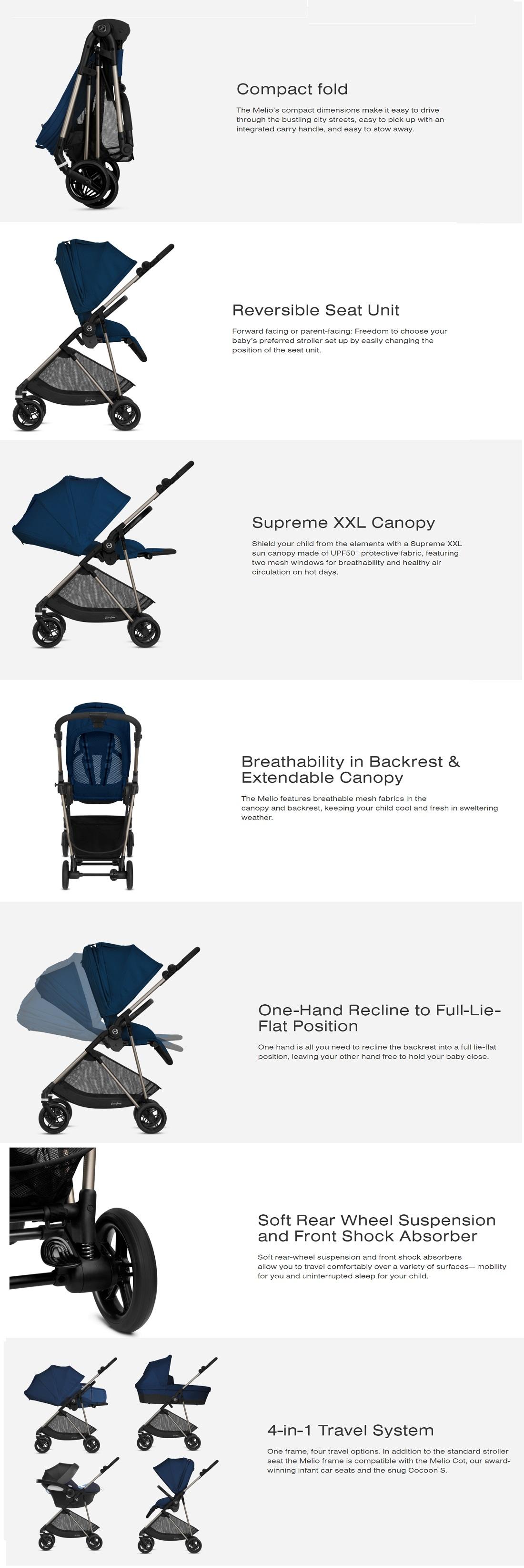 poussette cybex melio avis