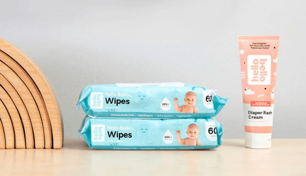 Hello Bello Diaper Rash Cream NonNano 40 Zinc Oxide 118ml Mothercare 👶